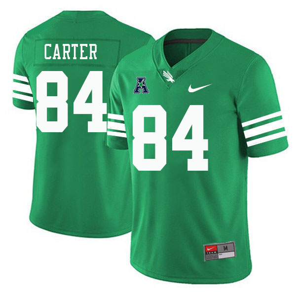 #84 Luke Carter North Texas Mean Green College Football Jerseys Stitched-Green